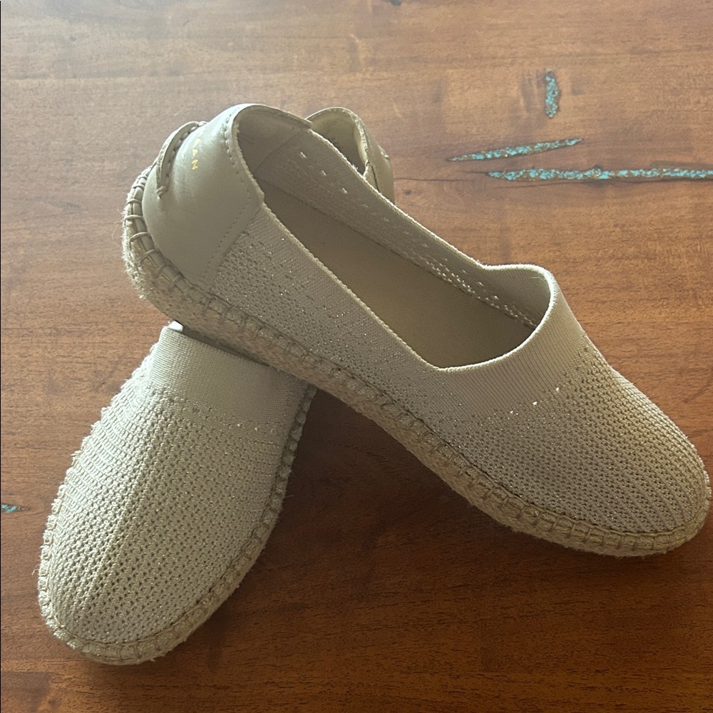Cole Haan Tan Espadrille Flats